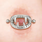 14g Vampire Teeth Nipple Ring Shield - Price Per 1