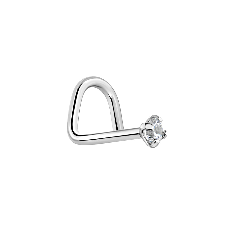 20g Prong-set Swarovski Crystal Jewel Nose Screw