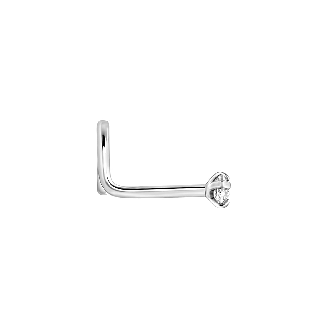20g Prong-set Swarovski Crystal Jewel Nose Screw