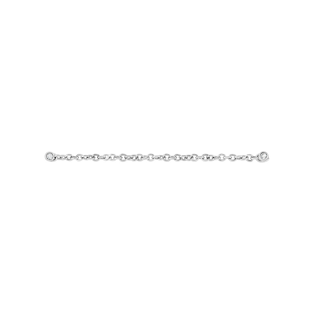 20g 1/4” Jeweled Steel Nose Bones with Chain