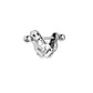 14g T-Rex Skull Nipple Shield Jewelry — Price Per 1