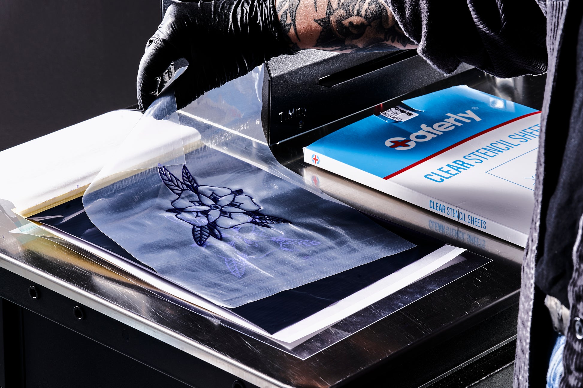 Saferly Clear Tattoo Stencil Insert — 8-1/2" x 11” — 200 Sheets - Painful Pleasures