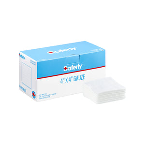 Saferly Gauze - Box of 200 - Pick Size 4" x 4"