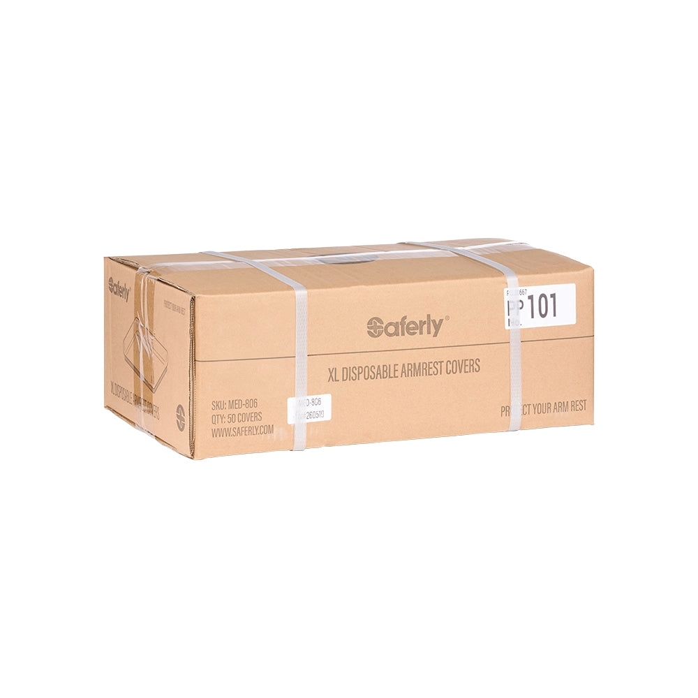 Saferly XL Disposable Tattoo Arm Rest Covers — Box of 50