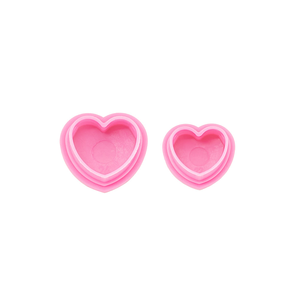 Saferly Heart Silicone Ink Caps — Pick Size and Color — Bag of 500 - Painful Pleasures