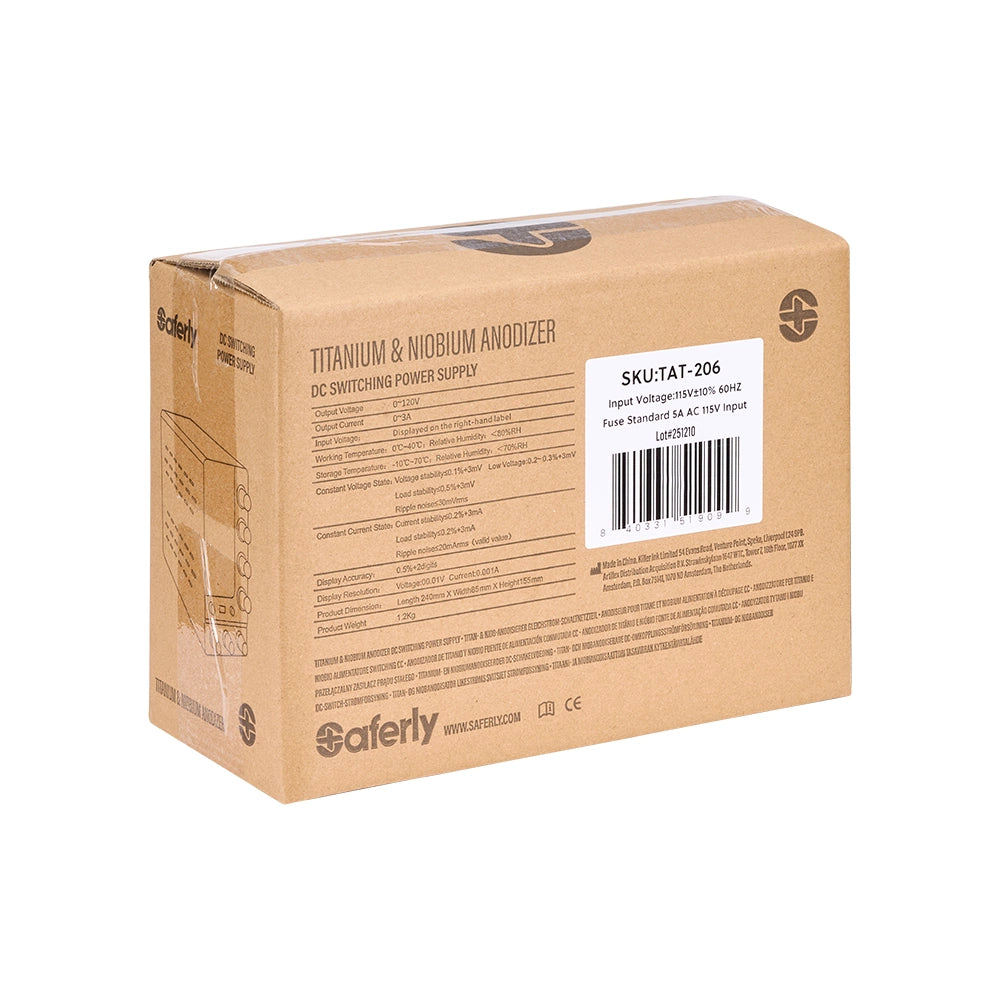 Saferly Titanium & Niobium Anodizer - Painful Pleasures