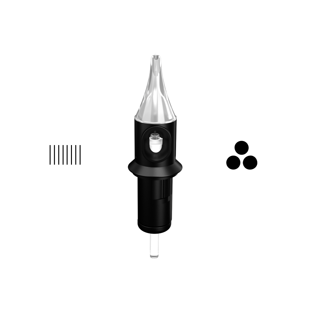 Yomico's Picks Cheyenne Safety Cartridge Needles - Box of 20