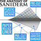 Saniderm Tattoo Aftercare Transparent Adhesive Bandage - 4" x 8 yard Roll
