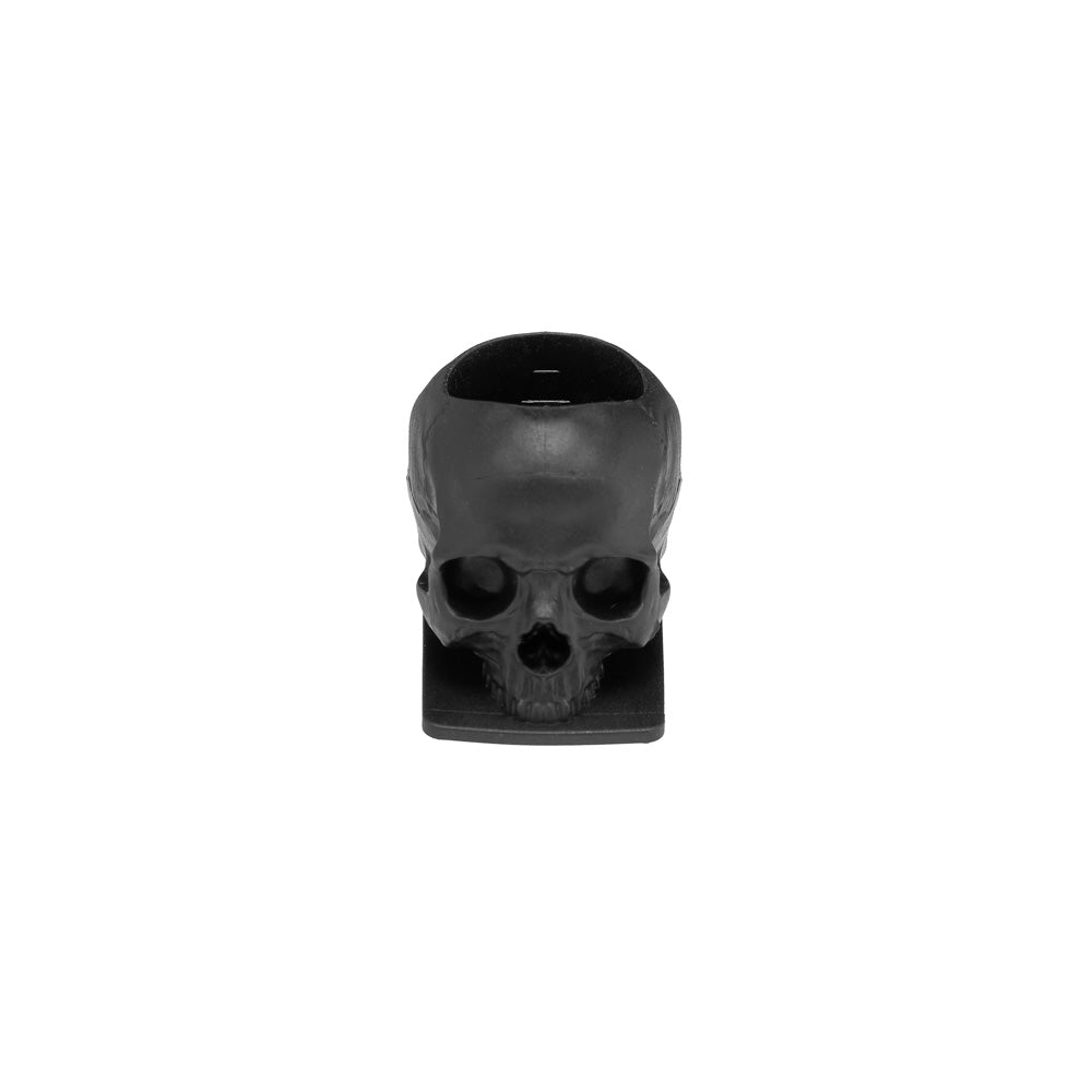Saferly Skull Silicone Ink Caps —Size #16 (Large) — Bag of 200  — Pick Color - Painful Pleasures