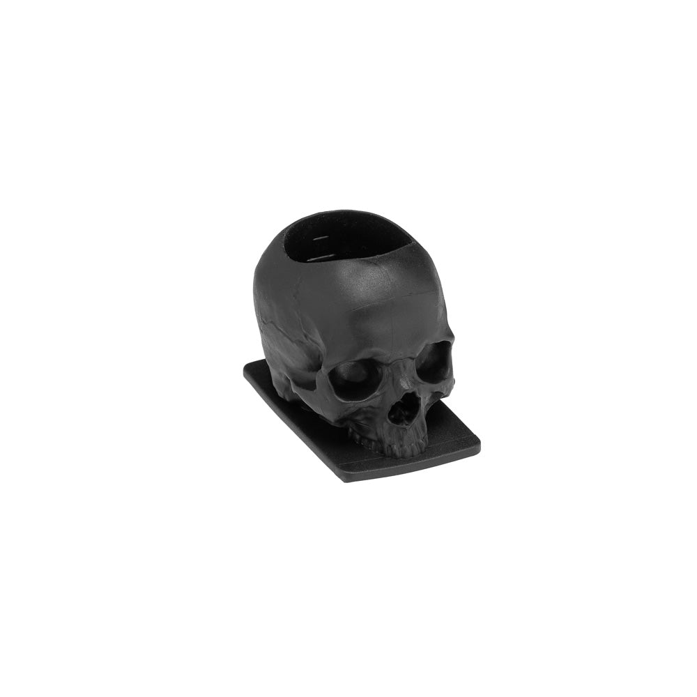 Saferly Skull Silicone Ink Caps —Size #16 (Large) — Bag of 200  — Pick Color - Painful Pleasures