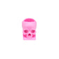 Saferly Skull Silicone Ink Caps —Size #16 (Large) — Bag of 200  — Pick Color - Painful Pleasures