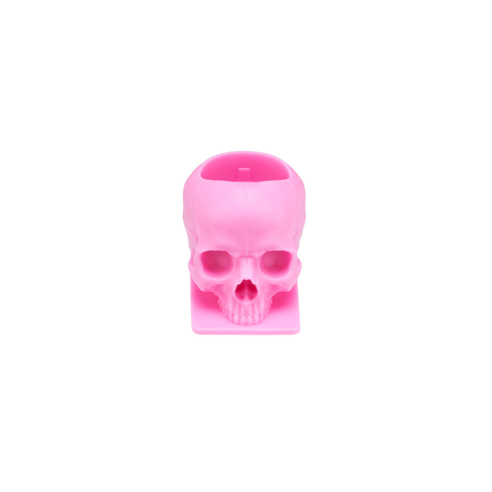 Saferly Skull Silicone Ink Caps —Size #16 (Large) — Bag of 200  — Pick Color - Painful Pleasures
