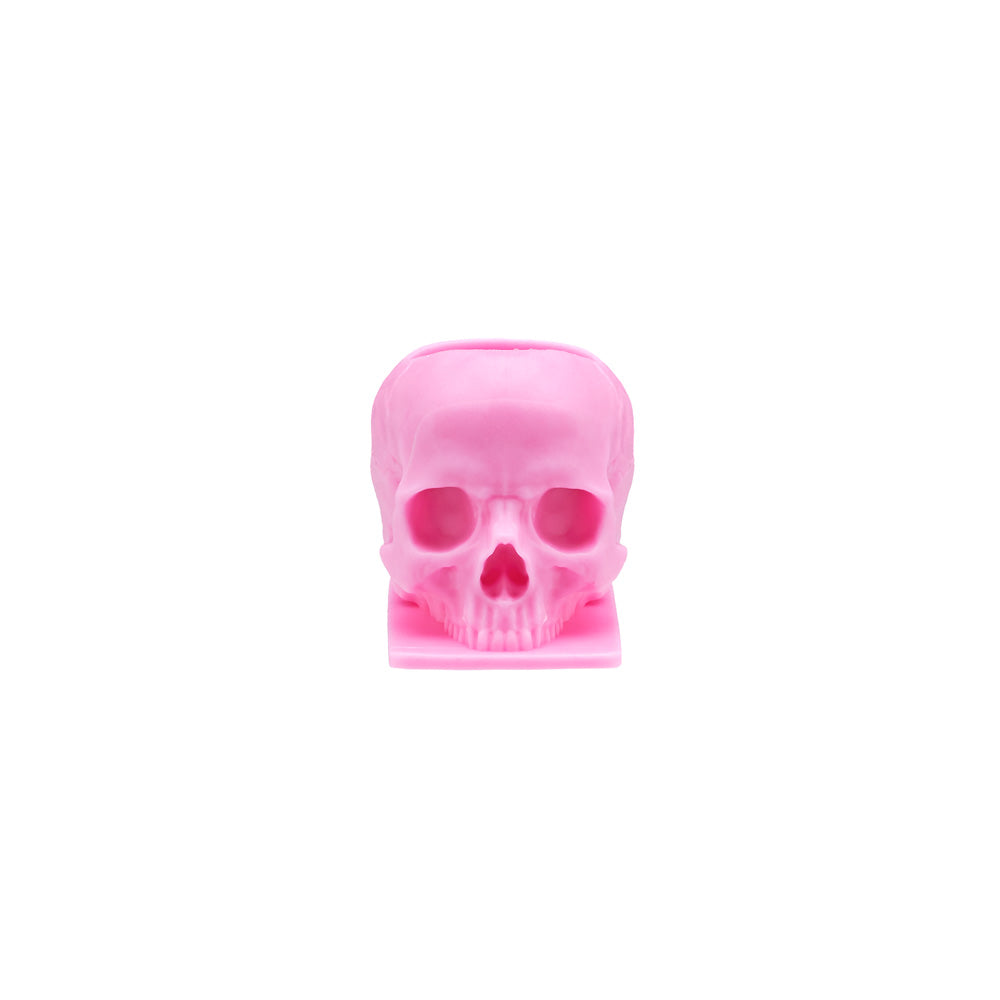 Saferly Skull Silicone Ink Caps —Size #16 (Large) — Bag of 200  — Pick Color - Painful Pleasures