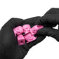 Saferly Skull Silicone Ink Caps —Size #16 (Large) — Bag of 200  — Pick Color - Painful Pleasures