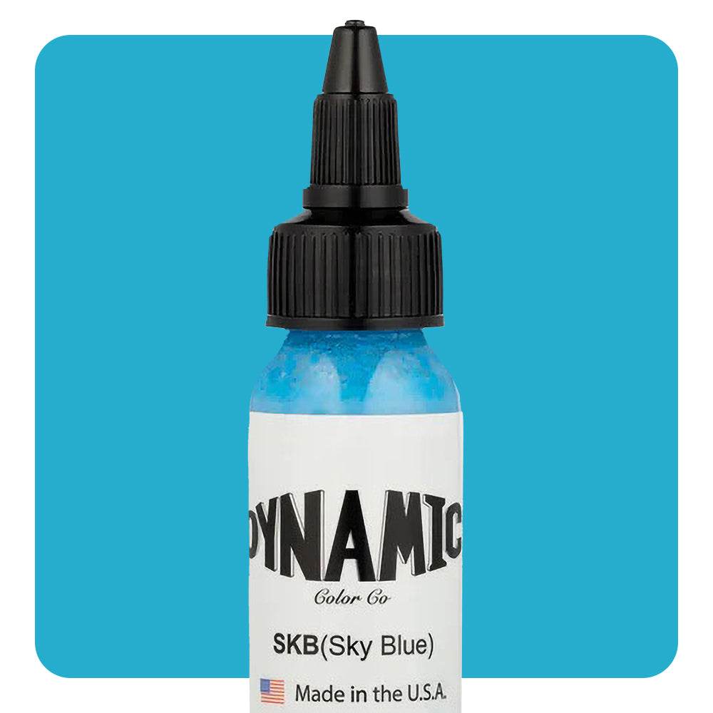 Dynamic Sky Blue Tattoo Ink - 1oz. Bottle – Painful Pleasures