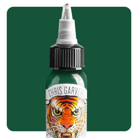 Chris Garver Green Tip — Solid Ink — 1oz Bottle