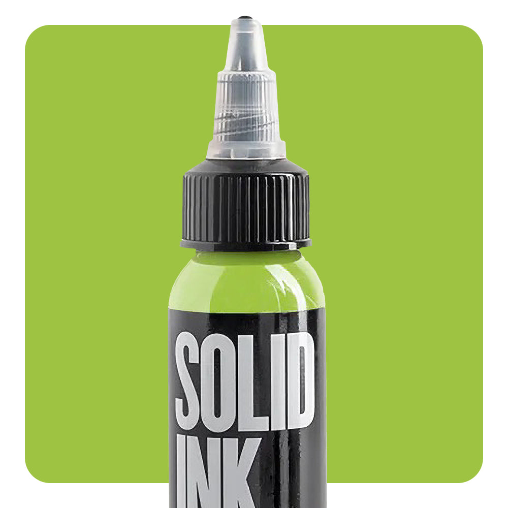 Lime — Solid Ink — Pick Size Painful Pleasures