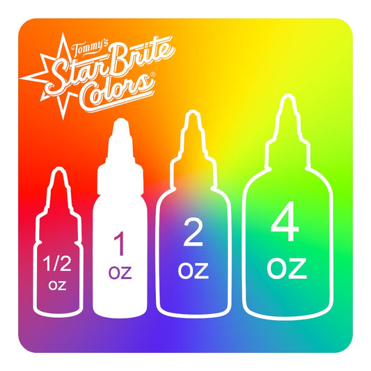StarBrite Colors Tattoo Ink by Tommy’s Supplies – 1oz Bottle – Pick Your Color