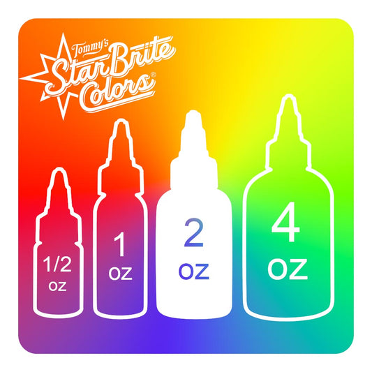 StarBrite Colors Tattoo Ink by Tommy’s Supplies — 2oz Bottle — Pick Your Color