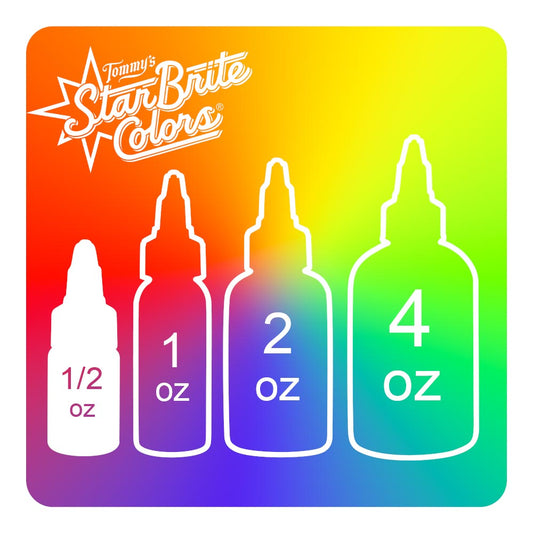 StarBrite Colors Tattoo Ink by Tommy’s Supplies – 1/2oz Bottle – Pick Your Color