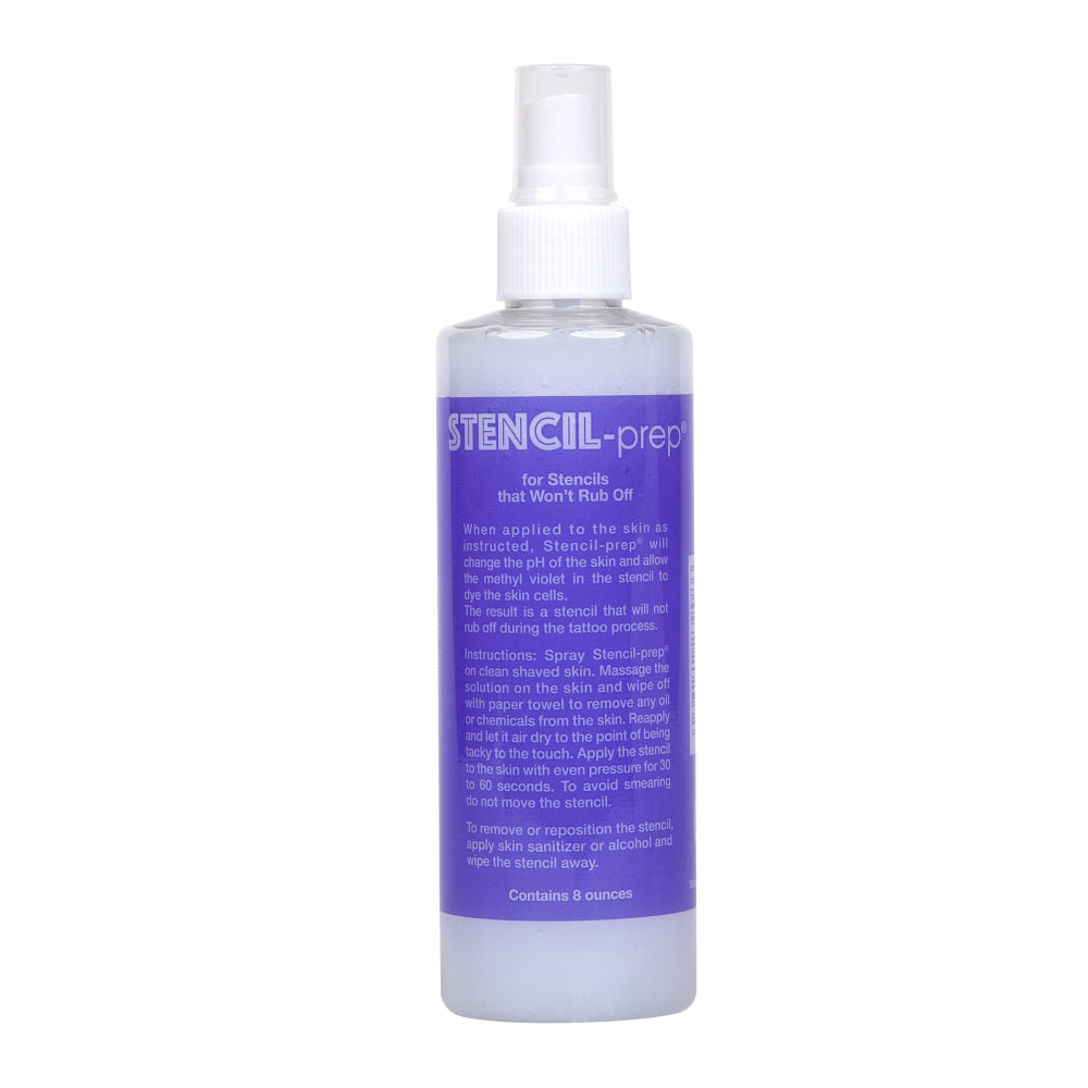 Tatu-Derm Inkjet Stencil-Prep — 8oz Spray Bottle