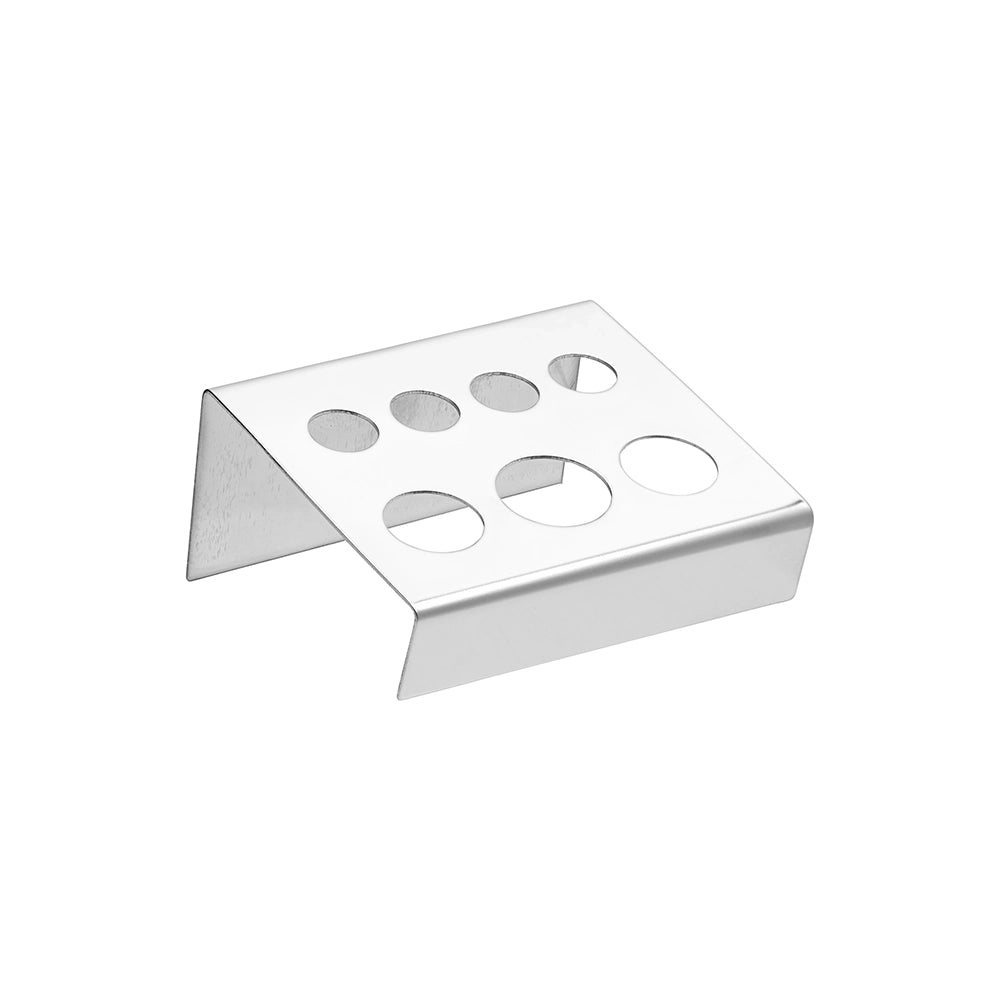 Stainless Steel Ink Cap Holder – 7 Slots for #9, #11 & #16 Caps - Painful Pleasures