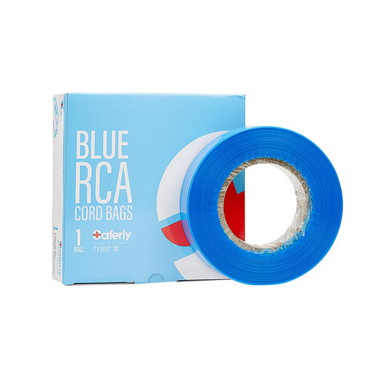 Saferly RCA Cord Covers — Blue — Cut-to-Length Roll