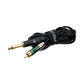 Precision Premium Pro Design Tattoo RCA Cable With Green Phono Plug - Painful Pleasures
