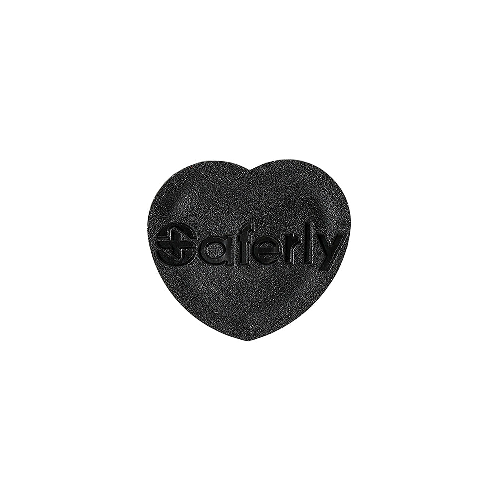 Saferly Heart Ink Caps — Bag of 500 — Pick Color and Size