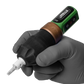FK Irons EXO Rubber 40mm Disposable Tattoo Grips — Black — Box of 24
