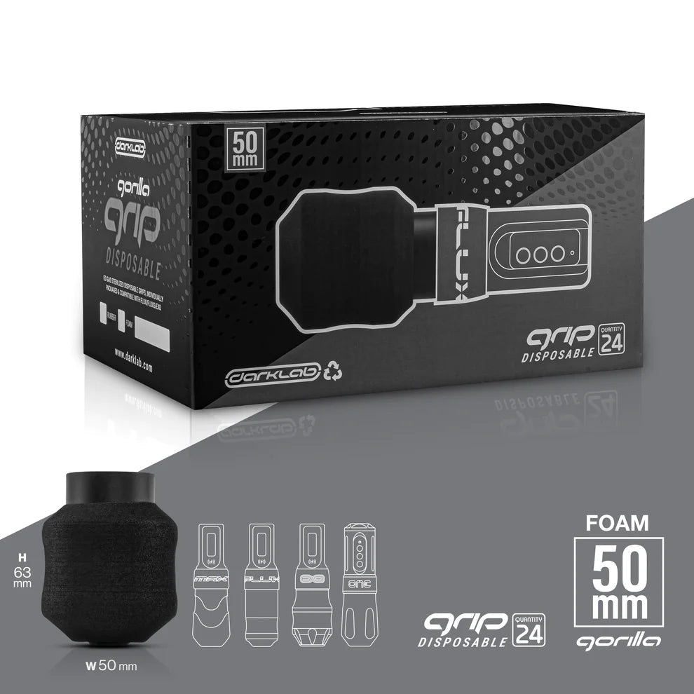 FK Irons Gorilla 2” (50mm) Disposable Foam Grips — Box of 24 - Painful Pleasures