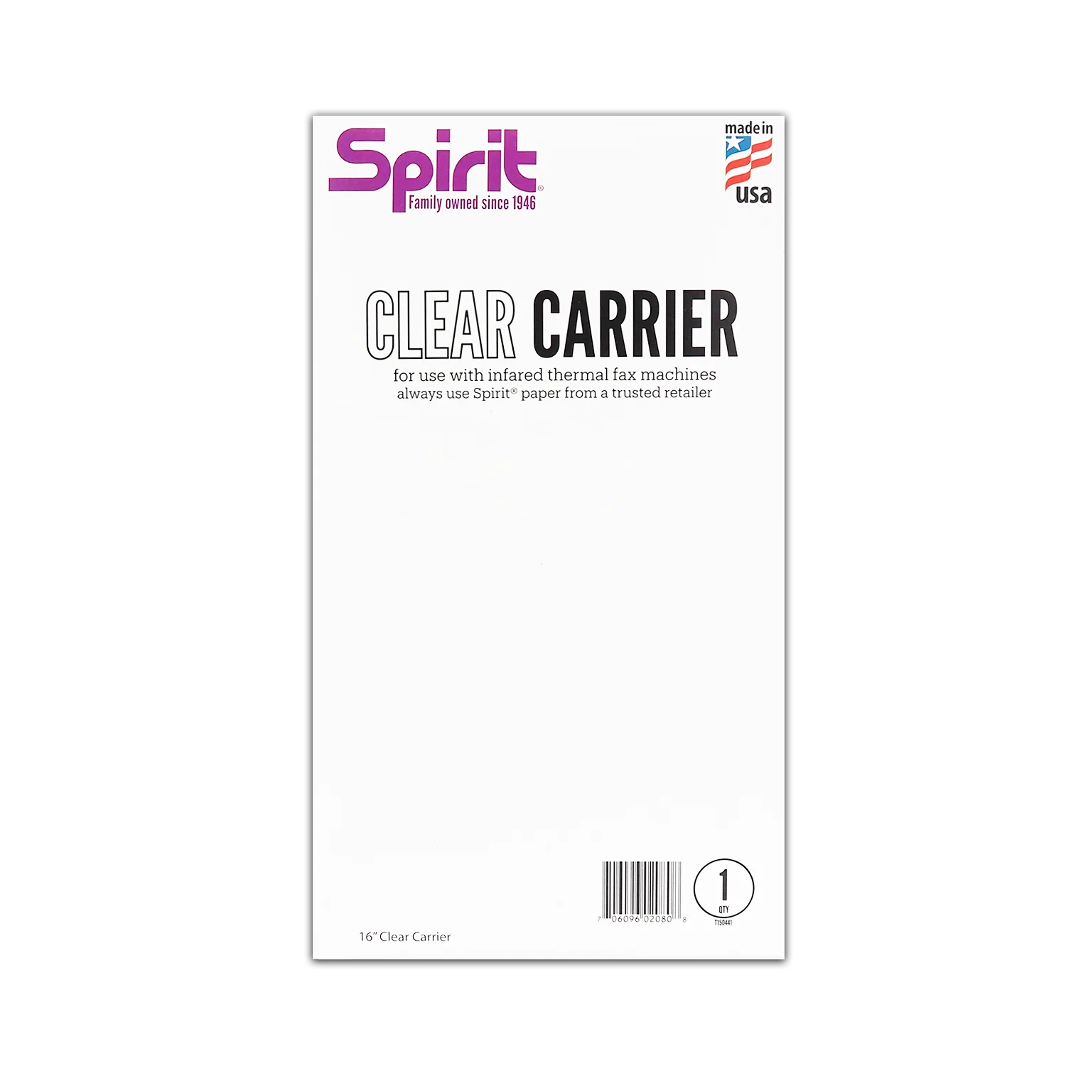 Spirit Extra Long Thermal Carrier — 16” — Pick Color - Painful Pleasures