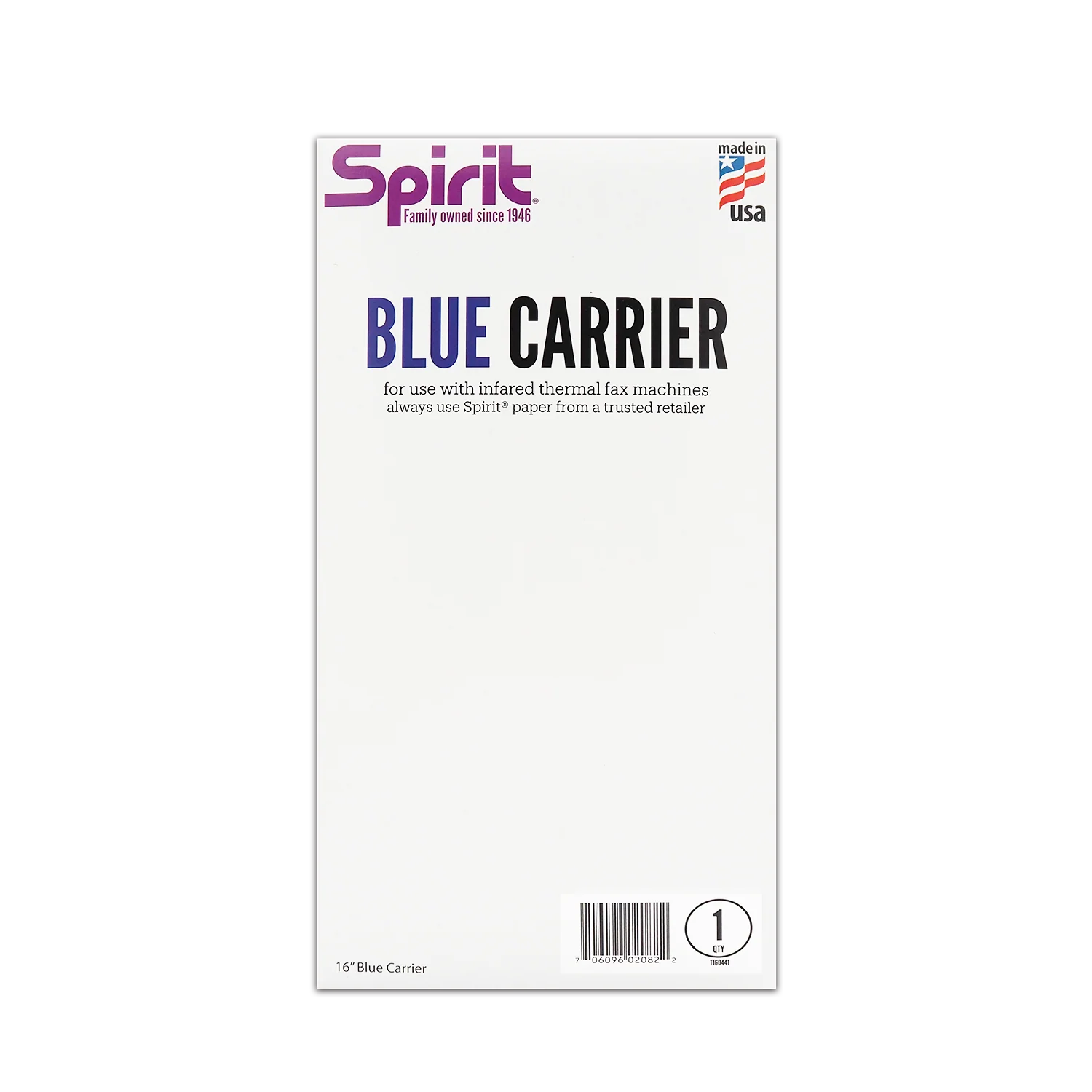 Spirit Extra Long Thermal Carrier — 16” — Pick Color - Painful Pleasures