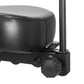 Precision Professional Tattoo Stool - Black and Silver