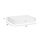 Fellowship Locking Cabinet for Rolling Cart — White