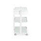 Fellowship Locking Cabinet for Rolling Cart — White