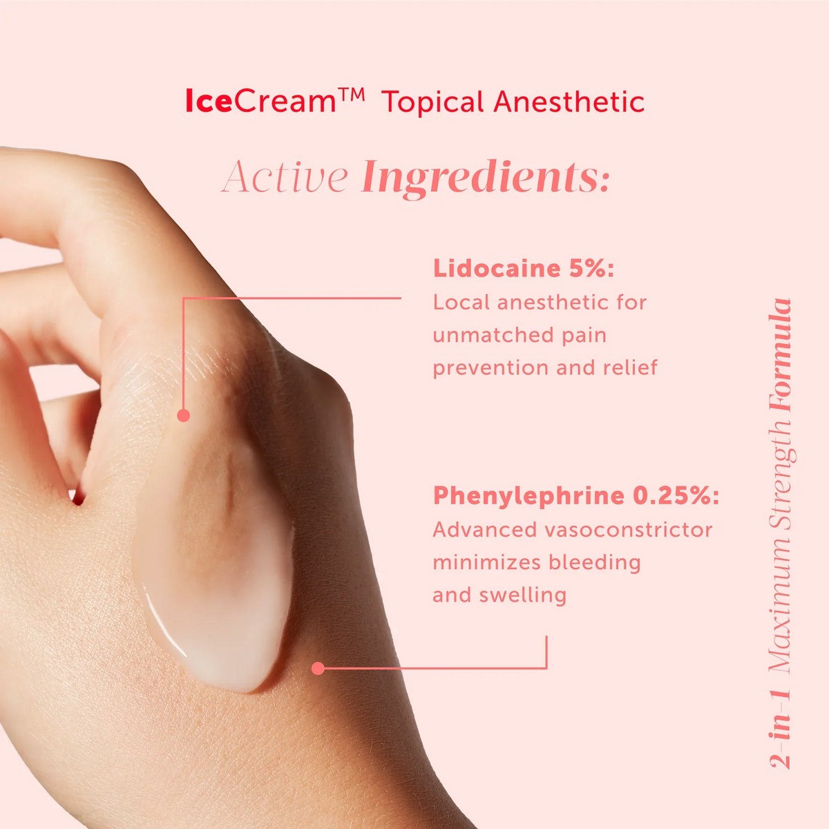Tina Davies IceCream™ Topical Anesthetic — 1oz Tube - Painful Pleasures