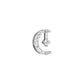 Titanium Internally Threaded Jeweled Moon and Star - Painful Pleasures
