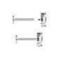 Titanium Internally Threaded Cabochon Marquis End - Painful Pleasures
