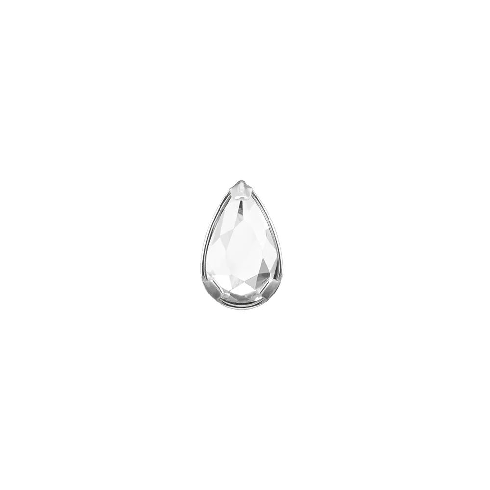 Titanium Internally Threaded Cabochon Oval End - Painful Pleasures