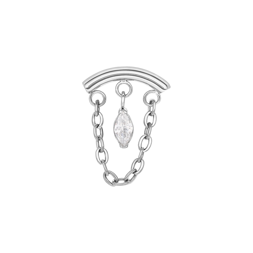 Marquise Helix Drape Top