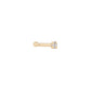 Tilum 20g 1.5mm Real Diamond Yellow Gold Nose Bone - Painful Pleasures