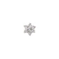 Tilum 14kt White Gold Flower NOSE BONE 20g - Painful Pleasures