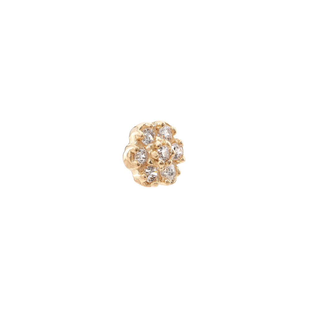 Tilum 14kt Yellow Gold Internally 1.2mm(14g) Threaded Flower - Price Per 1 - Painful Pleasures