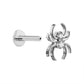 Titanium Threadless Jeweled Spider - Painful Pleasures