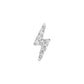 Titanium Threadless Jeweled Lightning Bolt - Painful Pleasures