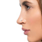 Tilum 14kt White Gold Dolphin Nose Bone 20g - Painful Pleasures