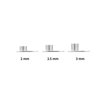 Tilum 8g Titanium Dermal Anchor with Single-Hole Base - Price Per 1 - Painful Pleasures