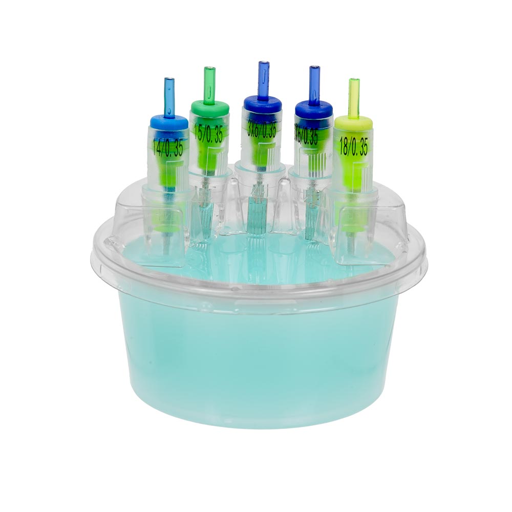 Saferly Cartridge Cups — Box of 50 Rinse Cups + 50 Cartridge Holder Lids