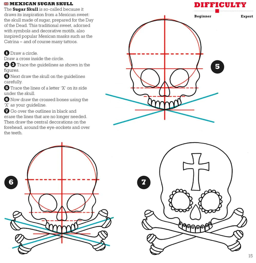 Step-by-Step Tattoo Style Drawings Volume 2 — Softcover Book